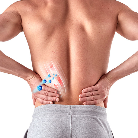 Image showing how Voltaren provides pain relief